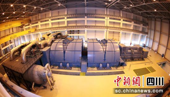 “華龍一號(hào)”全球首堆示范工程福清核電汽輪發(fā)電機(jī)組。東方電氣 供圖
